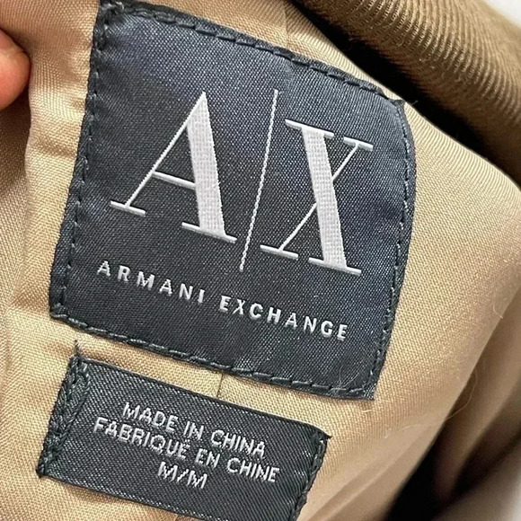 Armani exchange chic cotton jacket with amazing design soft material - Picture 16 of 16